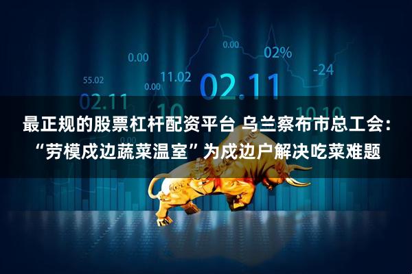 最正规的股票杠杆配资平台 乌兰察布市总工会：“劳模戍边蔬菜温室”为戍边户解决吃菜难题
